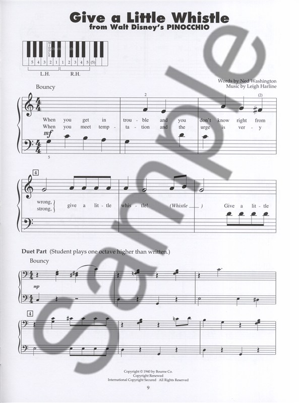 5 Finger Piano Songbook: Disney Classics