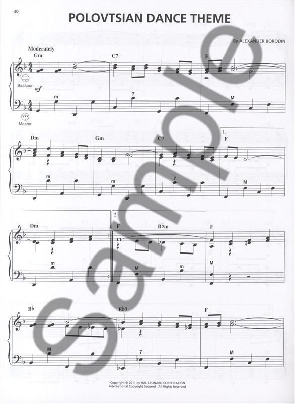 Light Classical Pieces For Accordion