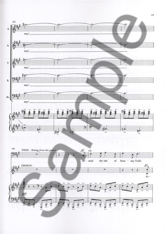 Stephen Sondheim: Sweeney Todd - Vocal Score