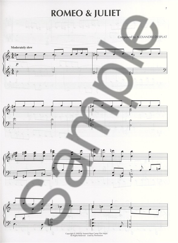 The Twilight Saga - New Moon Film Score (Piano Solo)