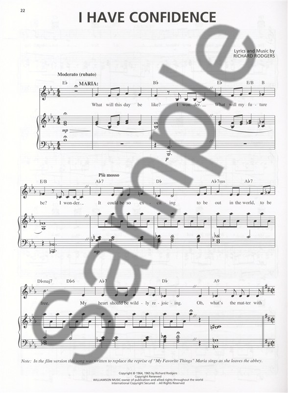 Richard Rodgers/Oscar Hammerstein II: The Sound Of Music - Vocal Selections With