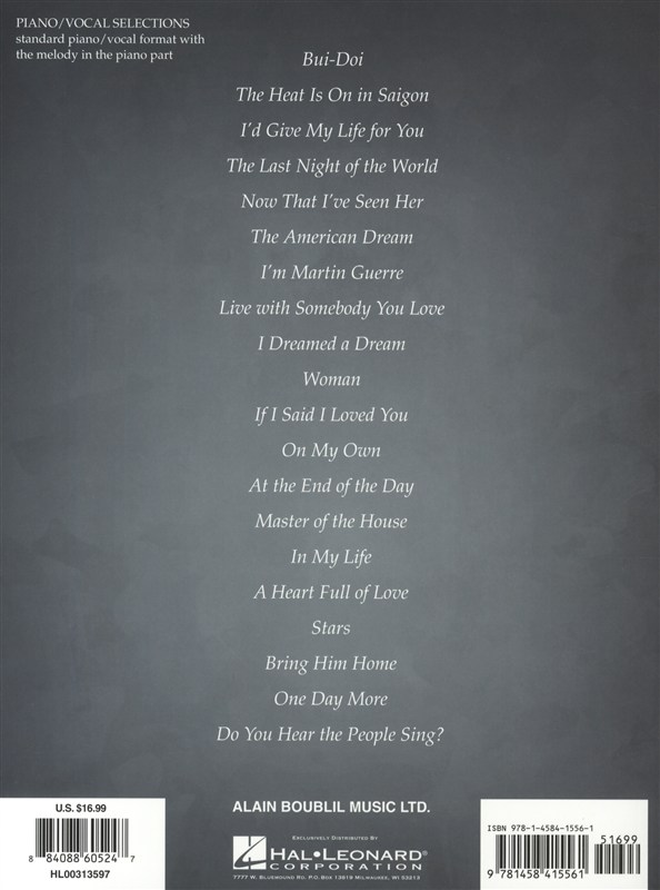 Boublil & Schönberg's Do You Hear The People Sing