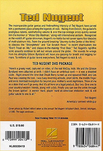 Ted Nugent: Instructional DVD For Guitar