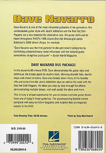 Dave Navarro: Instructional DVD For Guitar