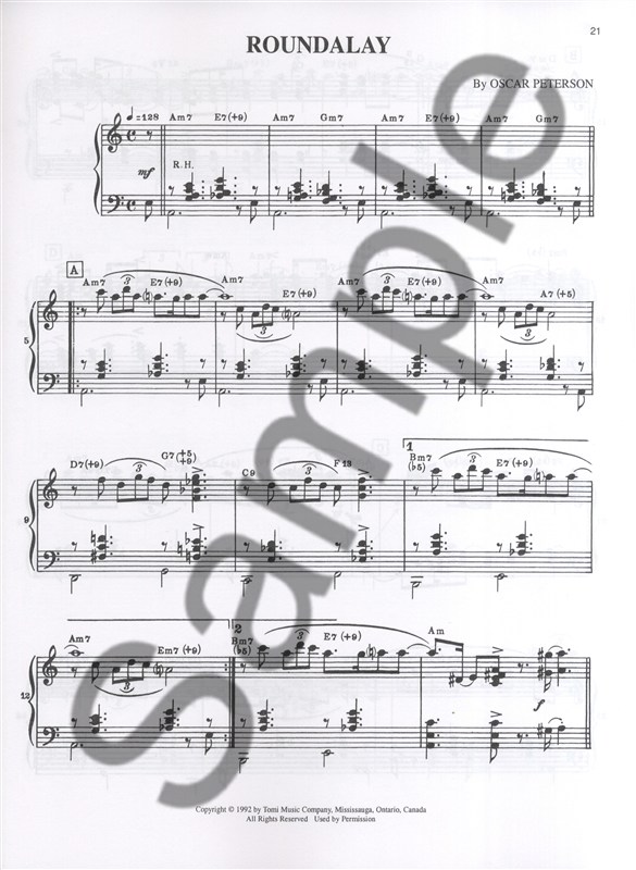 Oscar Peterson: Jazz Piano Solos - 2nd Edition
