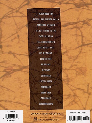 Soundgarden: Guitar Anthology