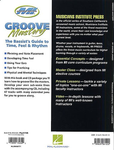 Oneida James: Groove Mastery - The Bassists Guide to Time, Feel and Rhythm