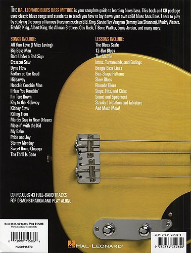 Hal Leonard Bass Method: Blues Bass - A Guide To The Essential Styles And Techni