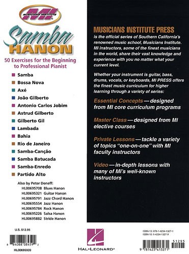 Samba Hanon - 50 Exercises For The Beginning To Professional Pianist