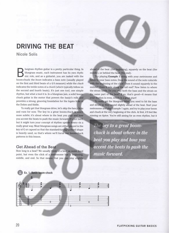 Acoustic Guitar Magazine's Private Lessons: Flatpicking Guitar Basics
