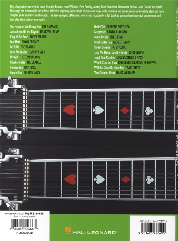 Hal Leonard Guitar Method: Pedal Steel Guitar Songbook