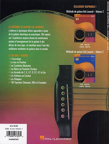 Hal Leonard Methode De Guitare Volume 1 (Deuxieme Edition)