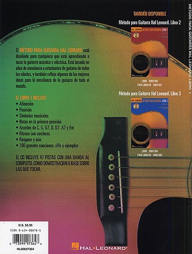 Motodo Para Guitarra Hal Leonard: Libro 1