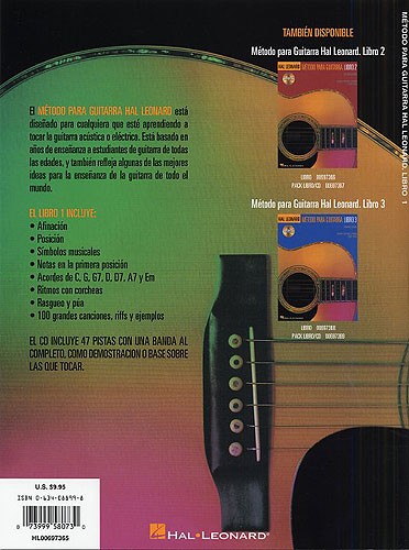 Metodo Para Guitarra Hal Leonard: Libro 1 (Book And CD)