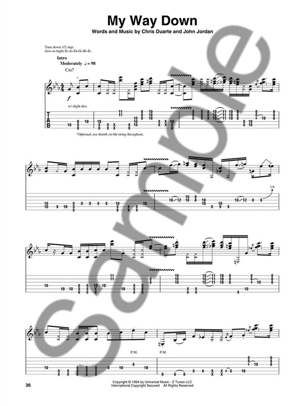 Guitar Play-Along Volume 166: Modern Blues