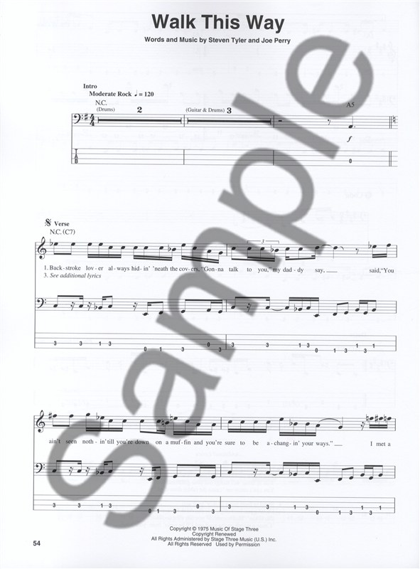 Bass Play-Along Volume 36: Aerosmith