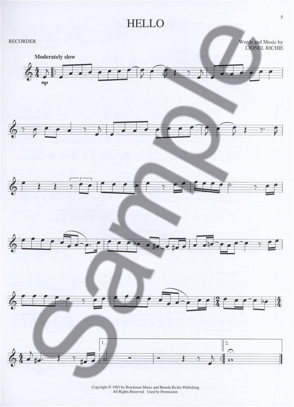 Glee: Recorder Songbook