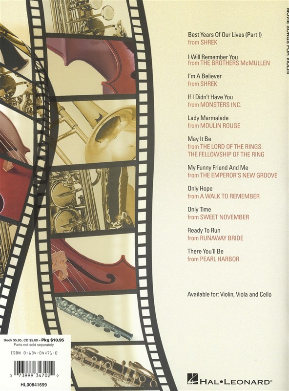 Movie Songs (Violin)