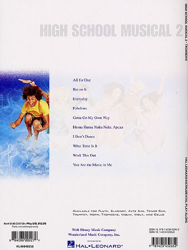 Hal Leonard Instrumental Play-Along: High School Musical 2 (Trombone)