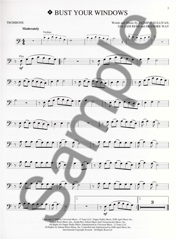 Instrumental Play-Along: Glee (Trombone)