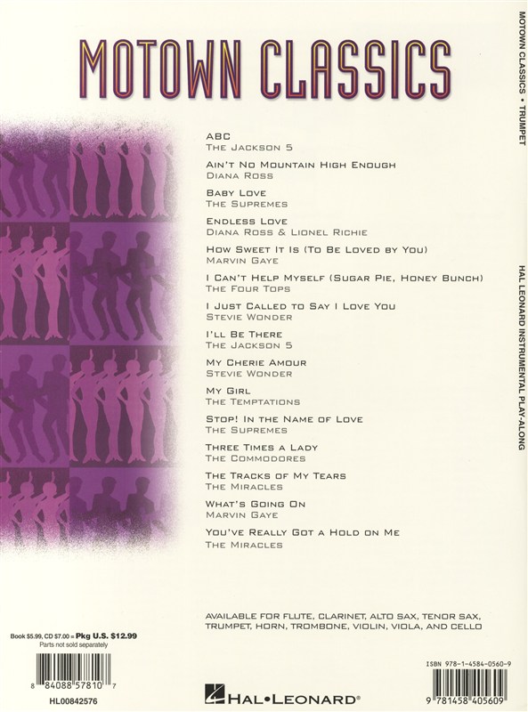 Instrumental Play-Along: Motown Classics - Trumpet