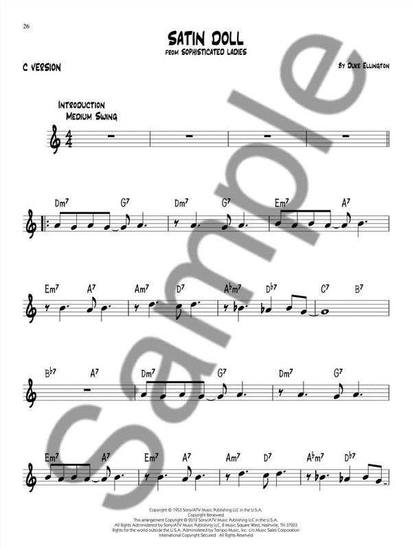 Easy Jazz Play-Along Volume 1: First Jazz Songs