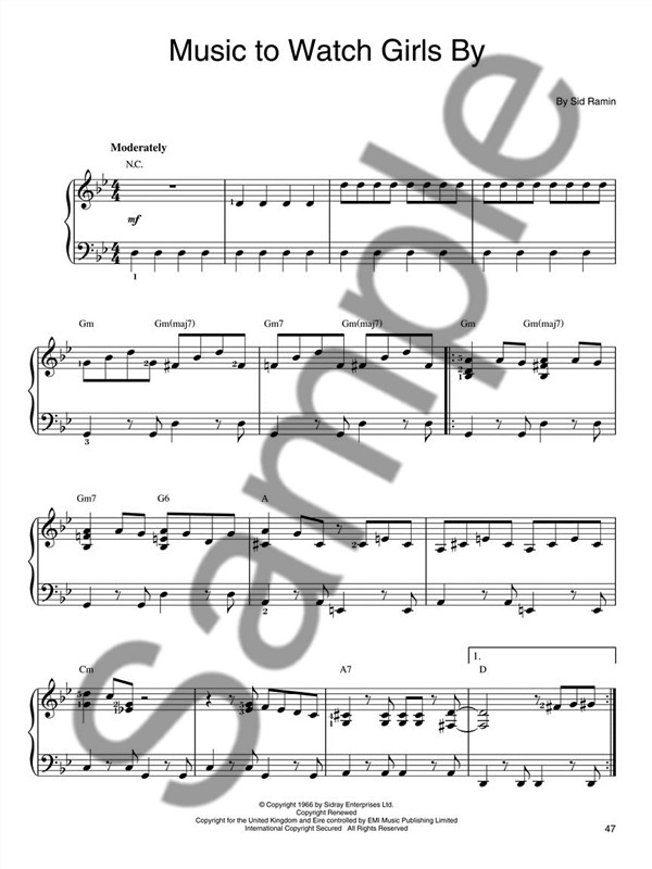 Instrumental Hits For Easy Piano