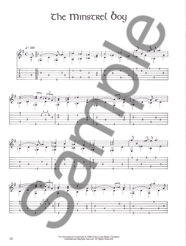 Folk Songs For Solo Guitar Tab