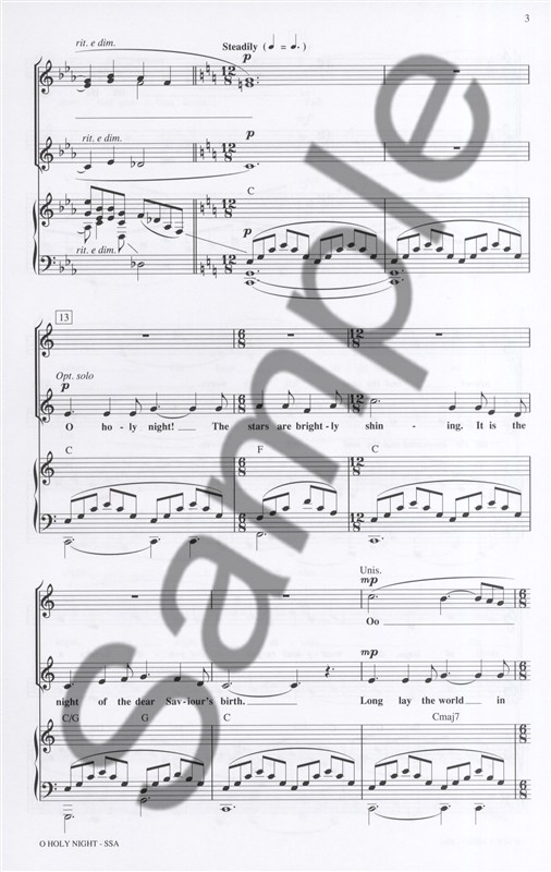 O Holy Night (SSA)