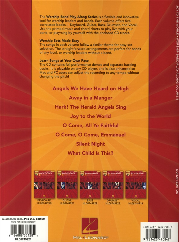 Worship Band Play Along Volume 5: Joy to the World (Guitar)