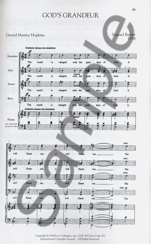 Samuel Barber: Complete Choral Music (Revised Edition)