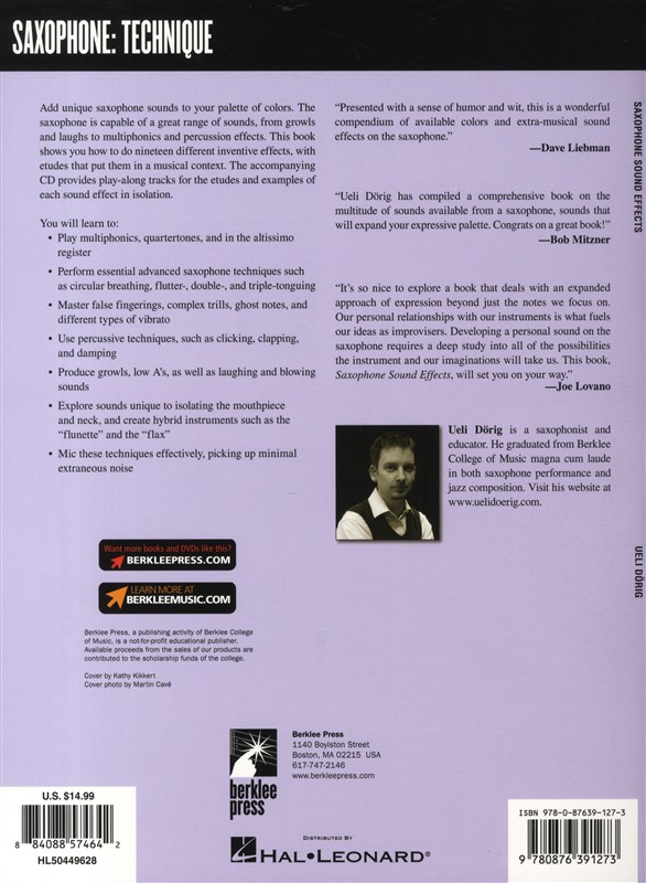 Ueli Dörig: Saxophone Sound Effects
