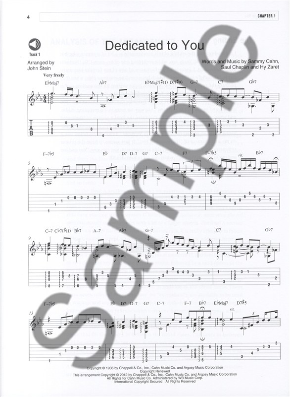 John Stein: Berklee Jazz Standards For Solo Guitar