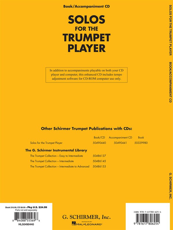 Solos For The Trumpet Player - Book/CD