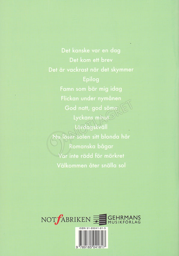 Lyrikkören - svensk poesi för blandad kör