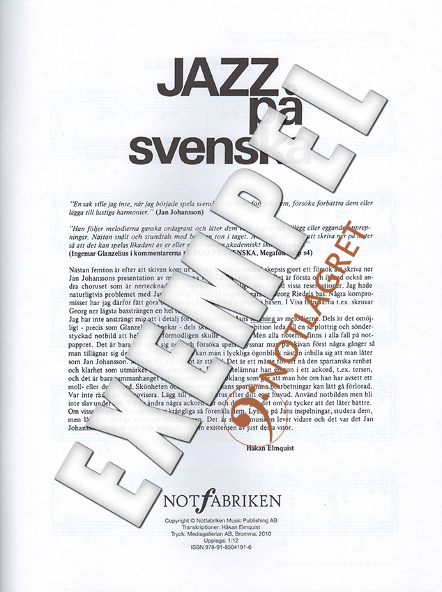 Jazz p svenska