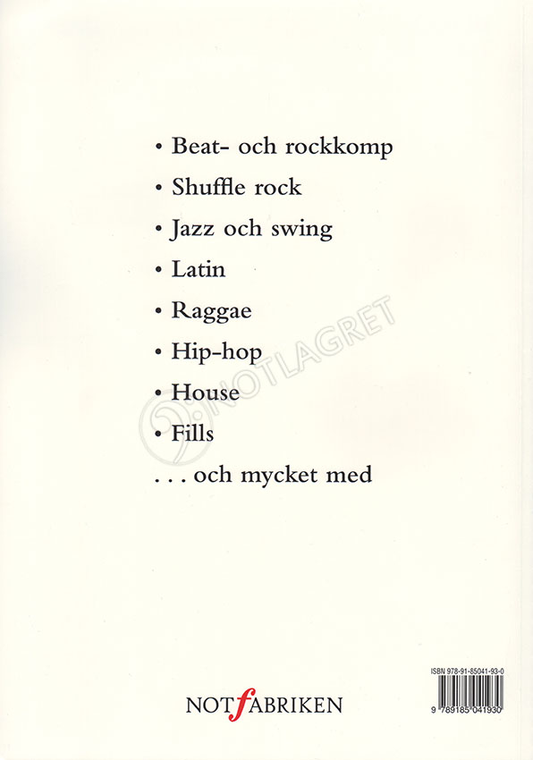 Trumskola - trumsetsövningar 1 (Peter Fältskog)