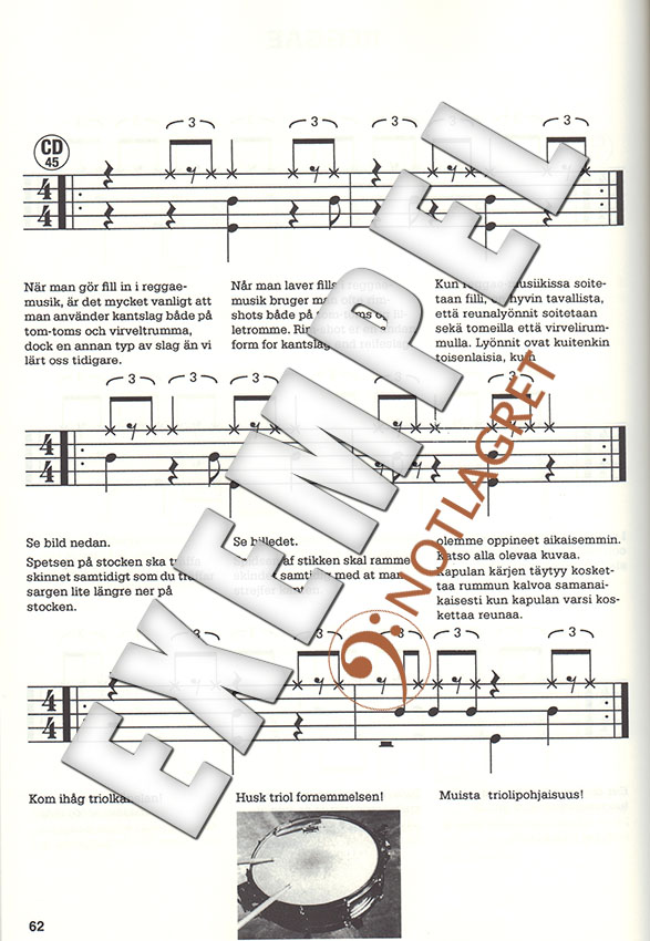 Trumskola - trumsetsövningar 1 (Peter Fältskog)