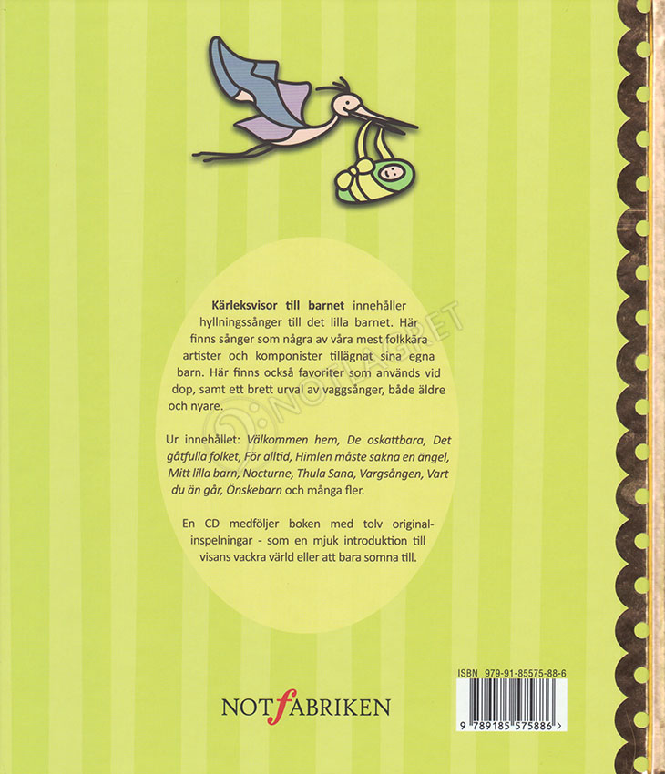 Kärleksvisor till barnet (Bok & CD)