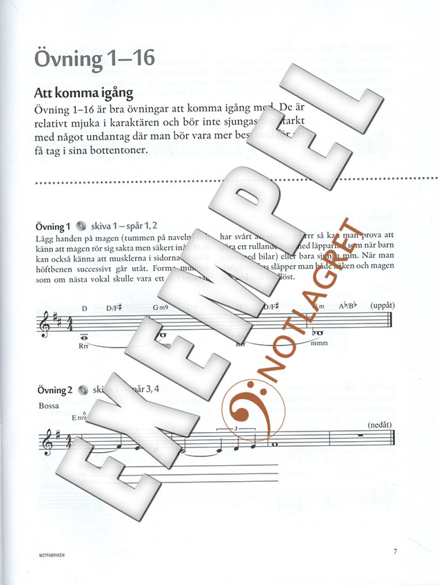Sångövning - För Tjejer (Bok & 2 CD)
