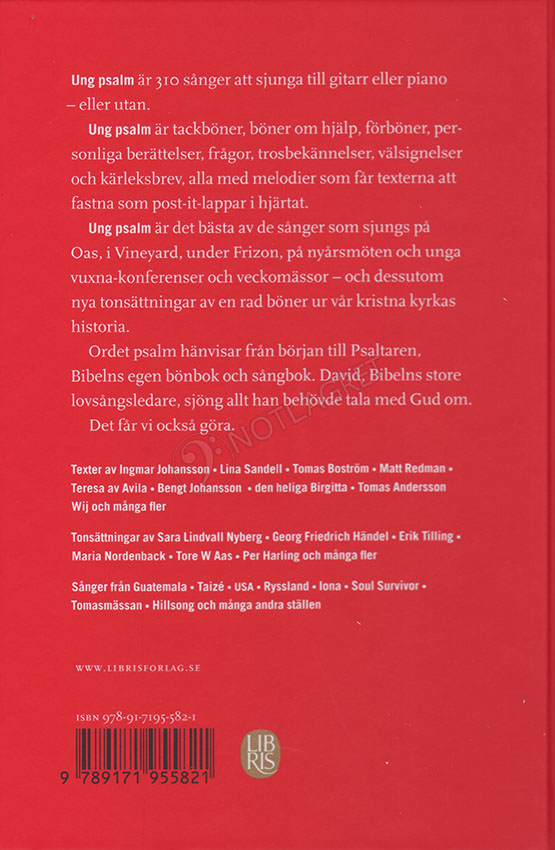 Ung Psalm - inbunden