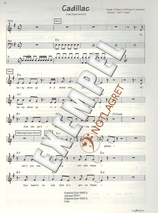 Real Rock Book - Svenska låtar