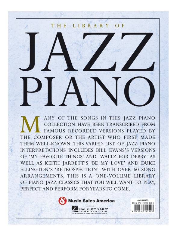 The Library Of Jazz Piano