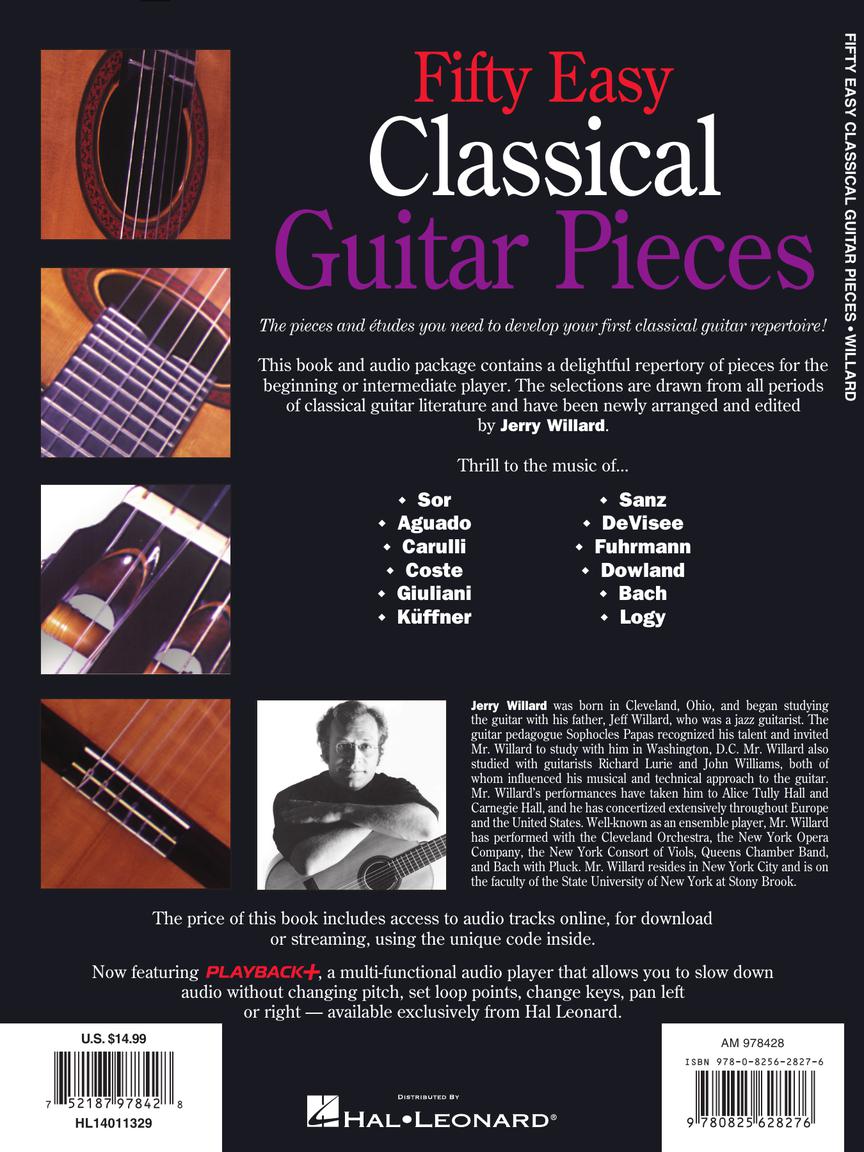 50 Easy Classical Guitar Pieces