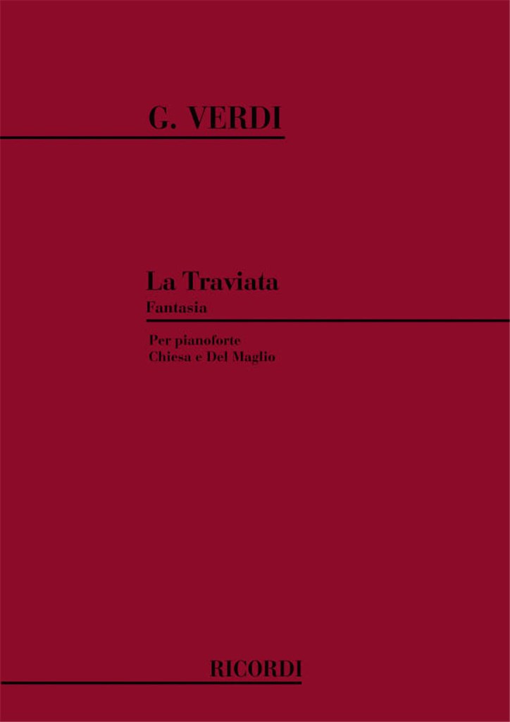 La Traviata. Fantasia Per Pianoforte