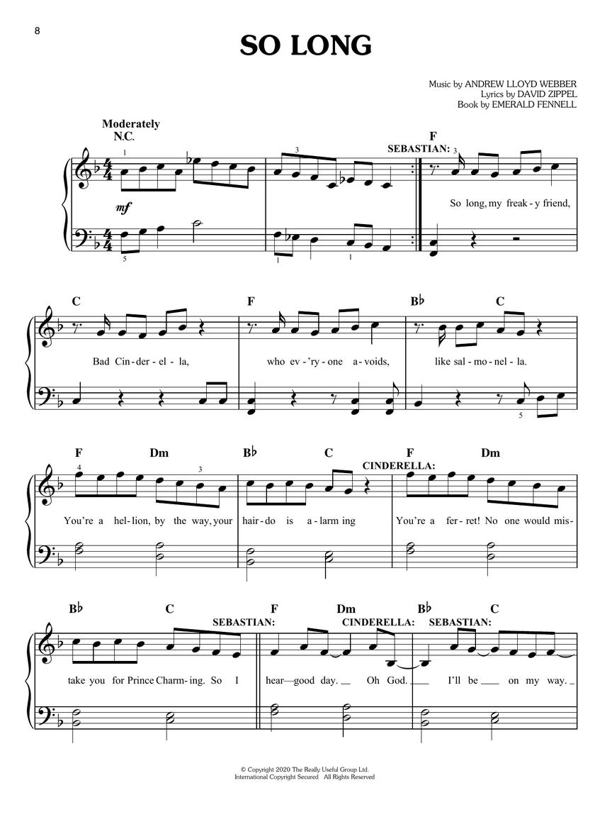 Cinderella - Easy Piano
