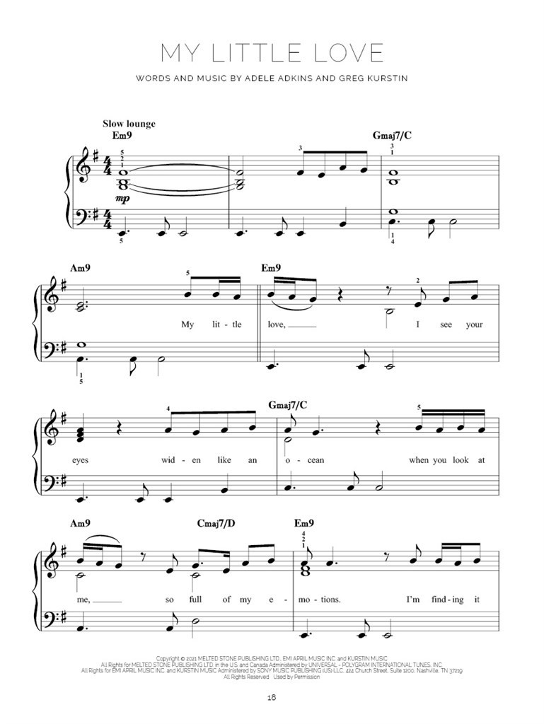 Adele - 30 (Easy piano)