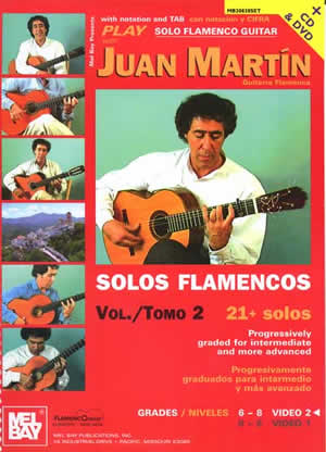 Play Solo Flamenco Guitar With Juan Martin - Volume 2 (Book/CD/DVD)