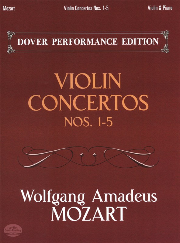 Wolfgang Amadeus Mozart: Violin Concertos Nos.1-5 (Violin/Piano)