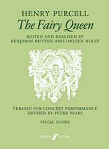 Henry Purcell: The Fairy Queen (Vocal Score)